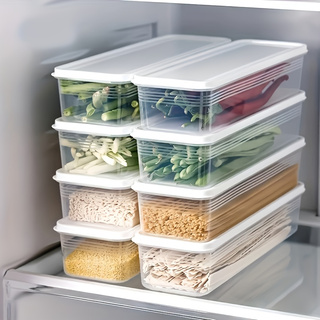 Meal Prep Containers Xl - 3 Pcs Stackable Plastic Storage Containers