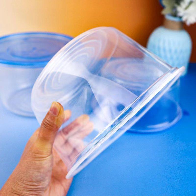 Meal Prep Lunch Boxes - Leakproof Disposable Round Takeout Lunch Box