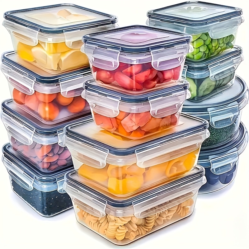 Meal Prep Containers Xl - 4-Piece Food Storage Containers Set with