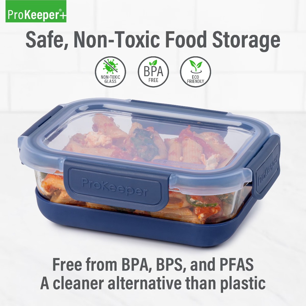 2.8 Cup Glass Food Storage Con - Meal Prep Lunch Boxes ulasan dan harga
