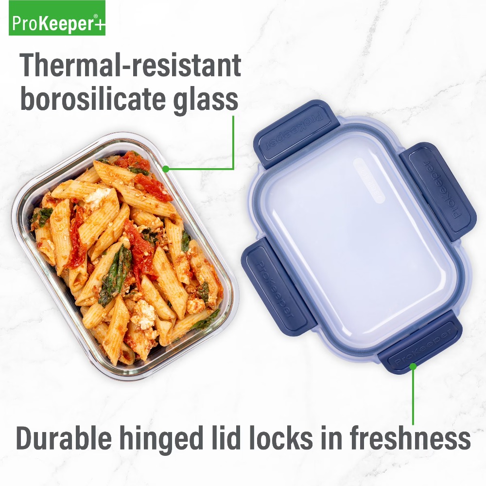 2.8 Cup Glass Food Storage Con - Meal Prep Lunch Boxes ulasan dan harga