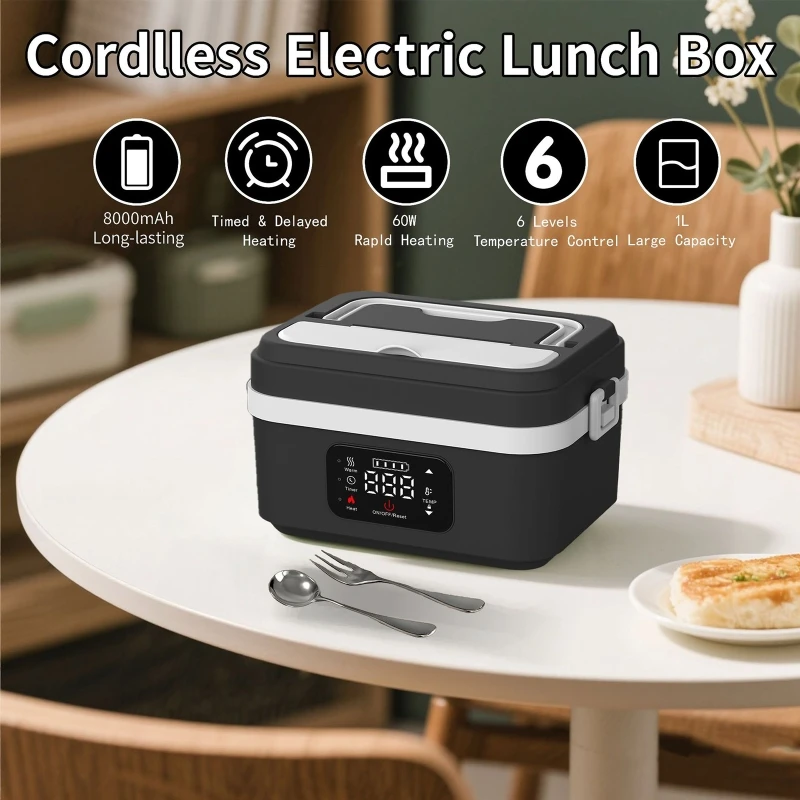 Rechargeable Waterless Electri - Meal Prep Lunch Boxes ulasan dan harga