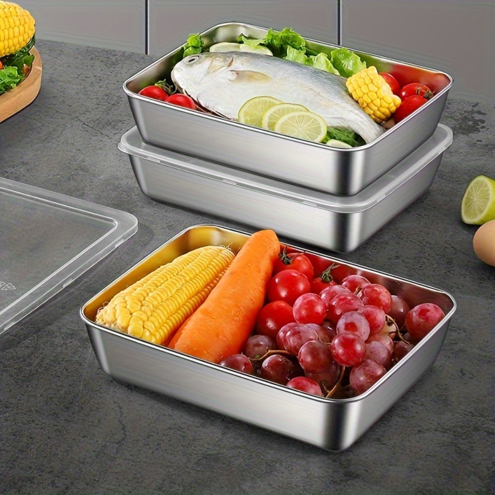 5-Piece Stainless Steel Food S - Meal Prep Containers Xl ulasan dan harga