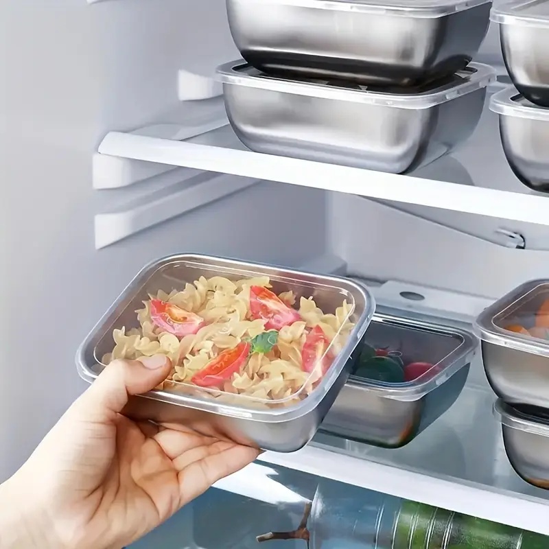5pcs 316 Stainless Steel Food  - Meal Prep Containers Xl ulasan dan harga