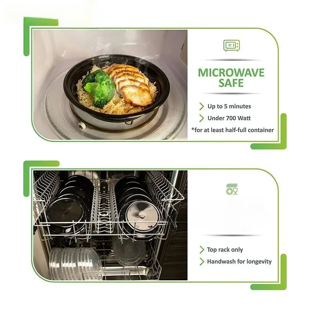 Meal Prep Containers Plastic F - Meal Prep Lunch Boxes ulasan dan harga