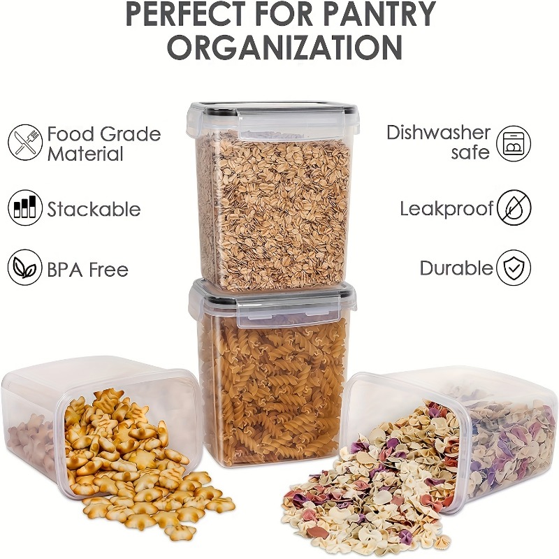 6Pcs Airtight Food Storage Con - Meal Prep Containers Xl ulasan dan harga
