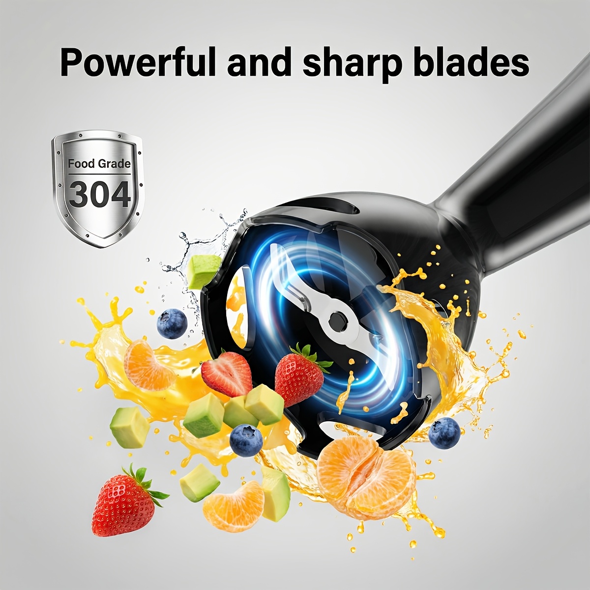 Immersion Hand Blender Electri - Meal Prep Smoothies ulasan dan harga