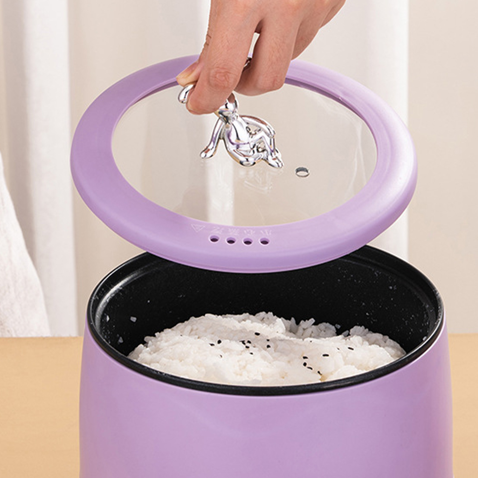 Smart Electric Mini Rice Cooke - Meal Prep With Rice ulasan dan harga