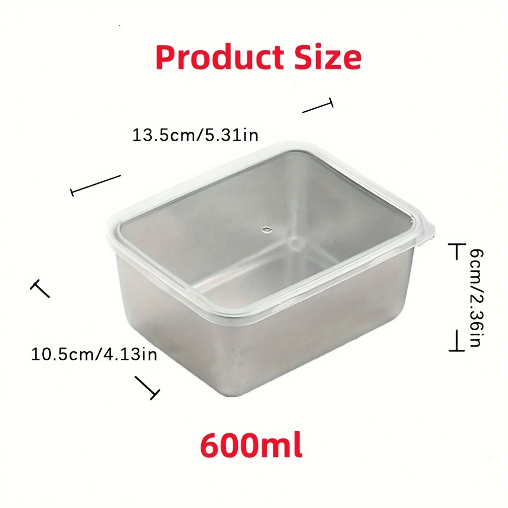 6-Piece Stainless Steel Food C - Meal Prep Containers Xl ulasan dan harga
