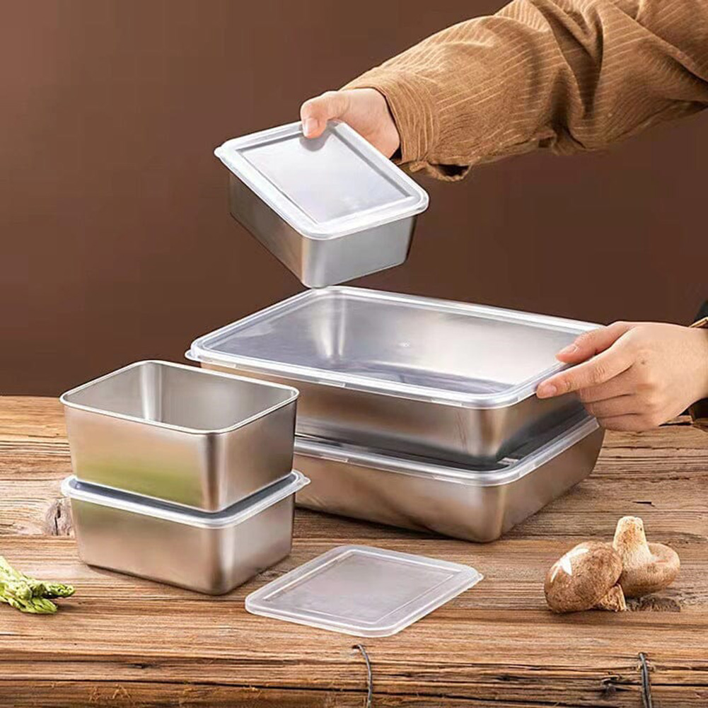 Stainless Steel Square Plate T - Meal Prep Containers Xl ulasan dan harga