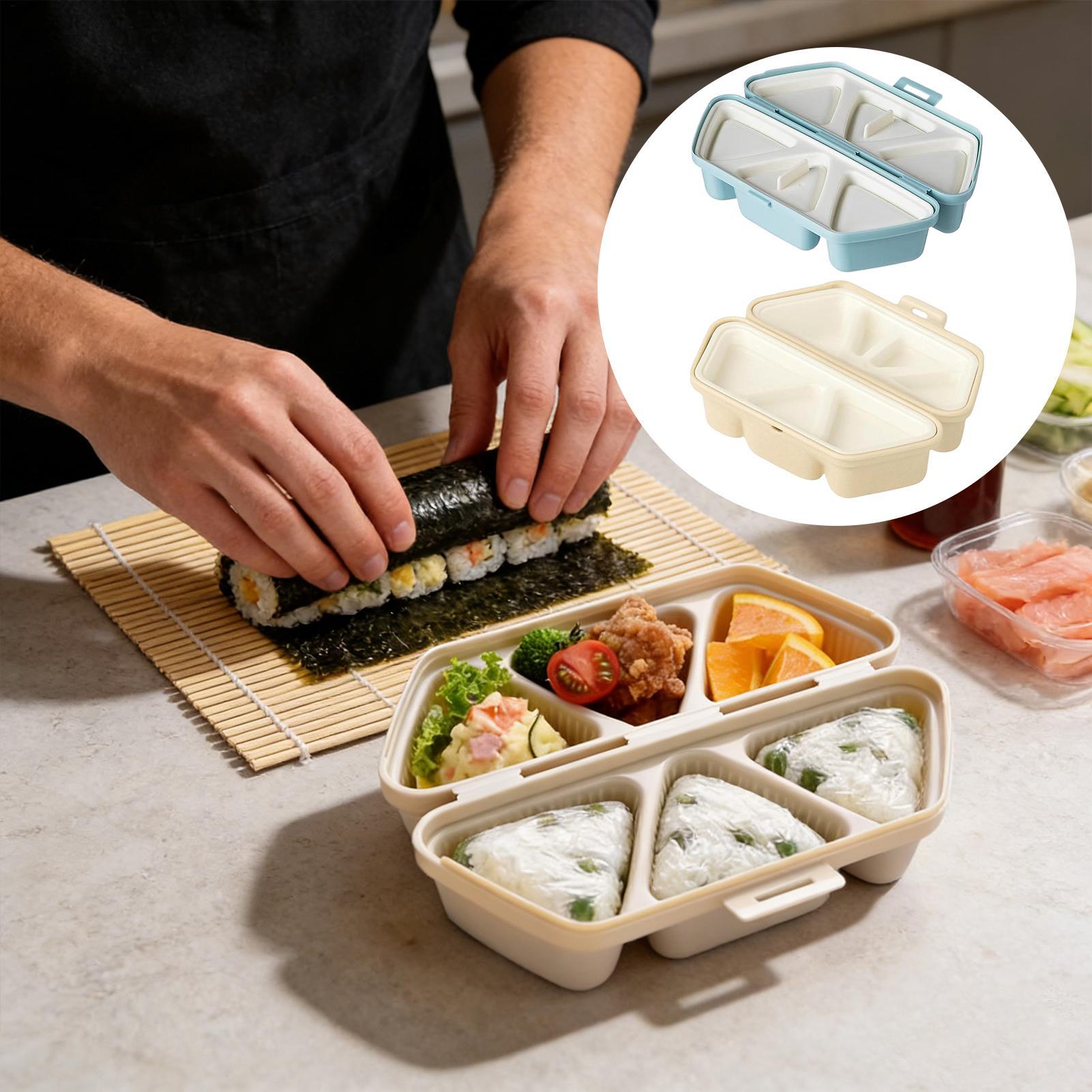 Sushi Mold Maker 6 Cavity Tria - Meal Prep With Rice ulasan dan harga
