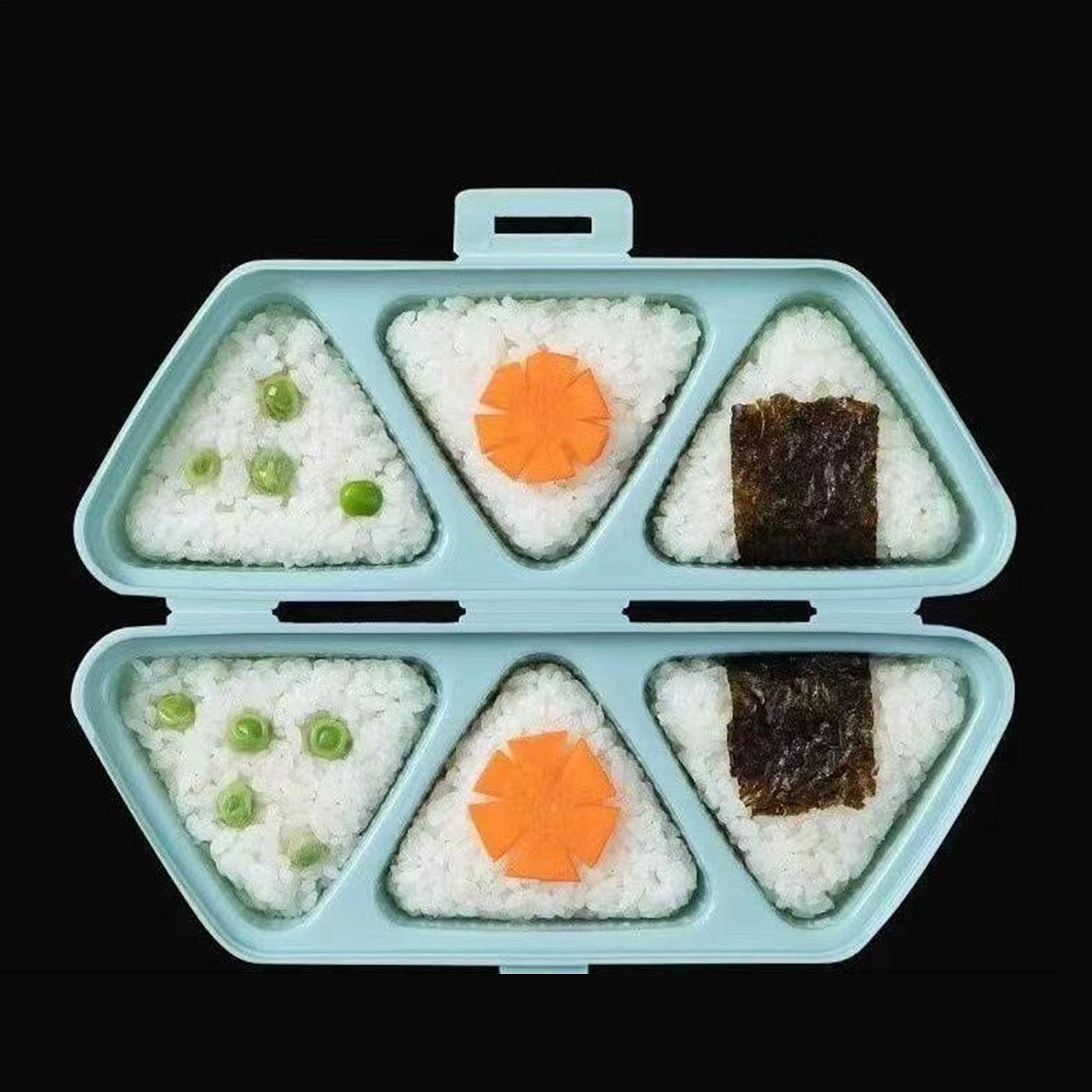 Sushi Mold Maker 6 Cavity Tria - Meal Prep With Rice ulasan dan harga