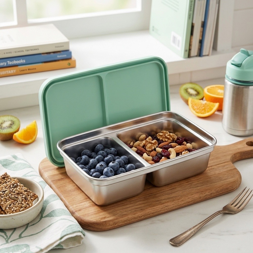 Stackable Stainless Steel Snac - Meal Prep Snacks For Toddlers ulasan dan harga