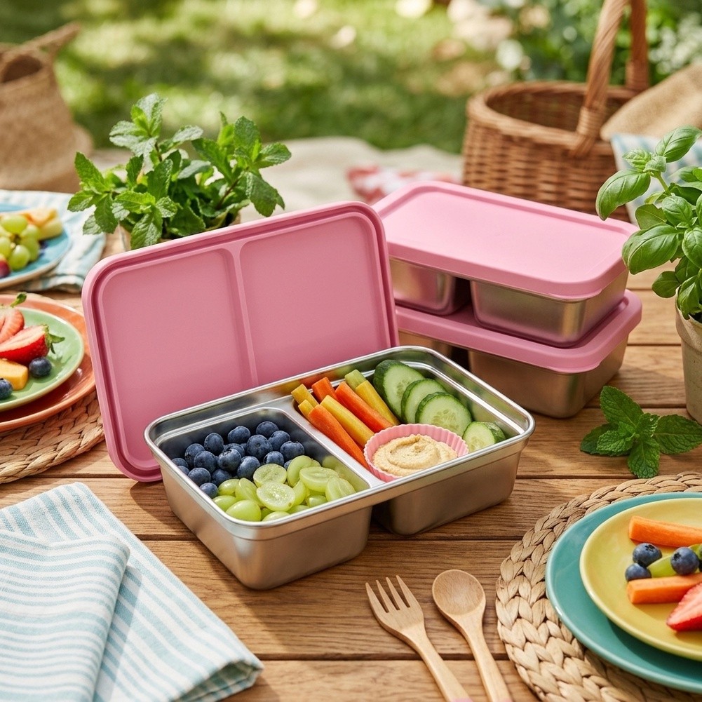 Stackable Stainless Steel Snac - Meal Prep Snacks For Toddlers ulasan dan harga