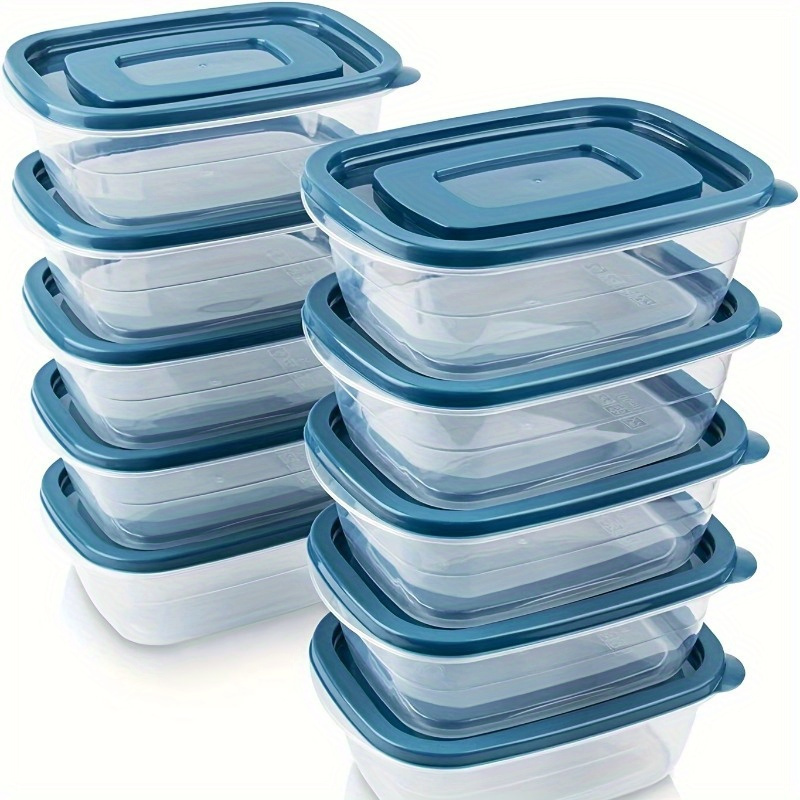 A Set of 6 Transparent Stackab - Meal Prep Containers Xl ulasan dan harga