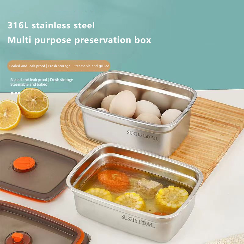 Hot！316 Stainless Steel Campin - Meal Prep Lunch Boxes ulasan dan harga