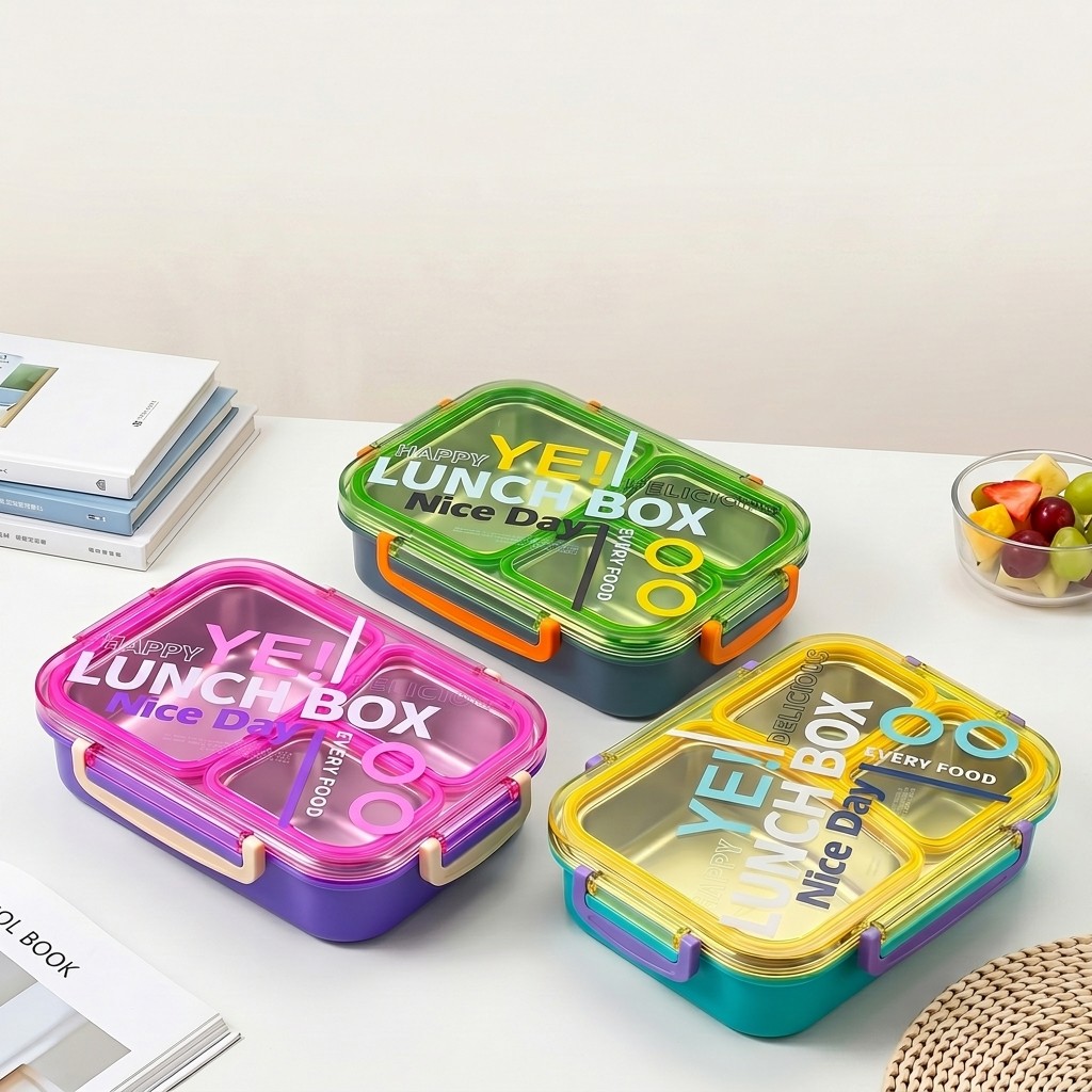 Microwavable 304 Stainless Ste - Meal Prep Lunch Boxes ulasan dan harga